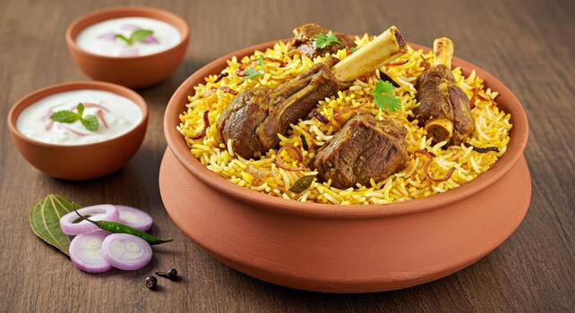 Home mutton biryani